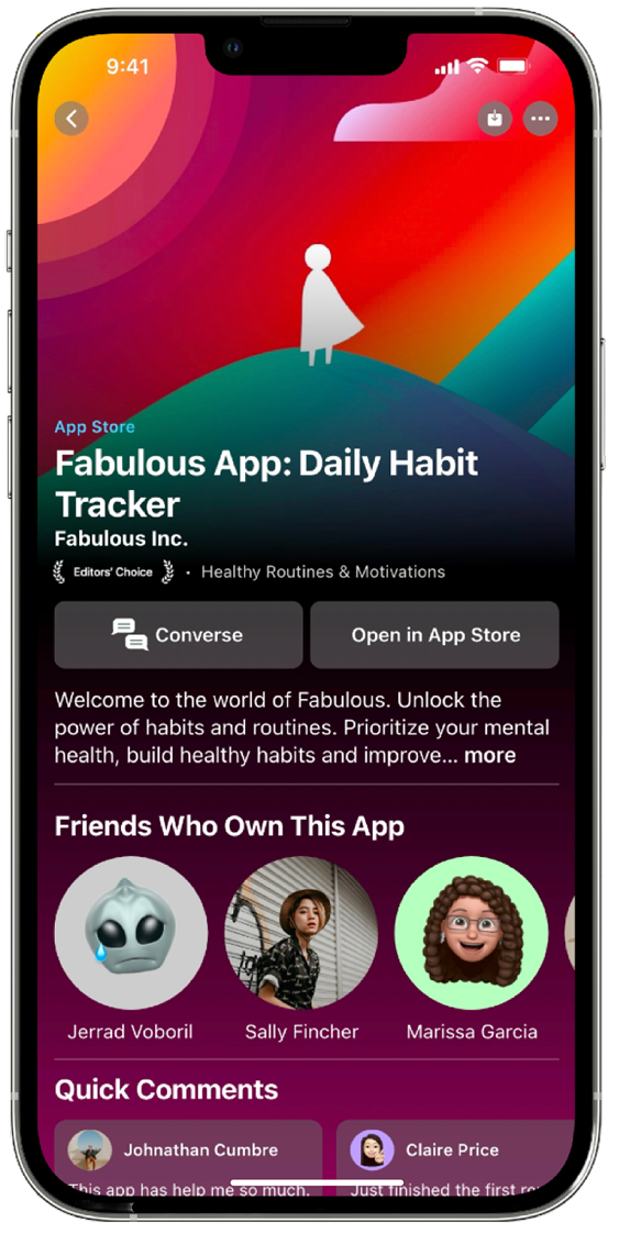 Selected design still for Apple Life